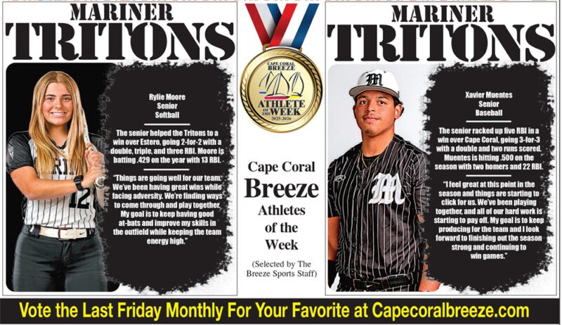 Athletes of the Week | March 27 | Mariner Tritons RYLIE MOORE & XAVIER MUENTES